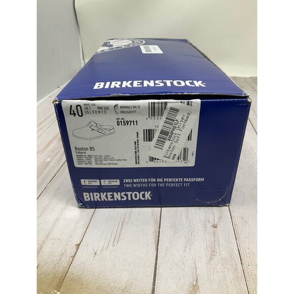 Birkenstock Boston Soft Footbed Habana Oiled Leather Clog Size 40 EU 7-7.5 - Picture 6 of 6